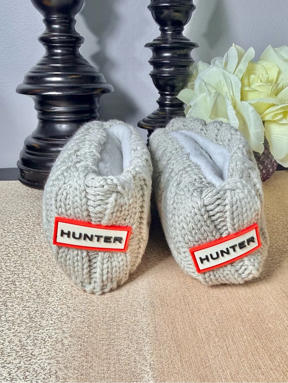 NWT Hunter Cable Knit Cuff Tall Boot Socks